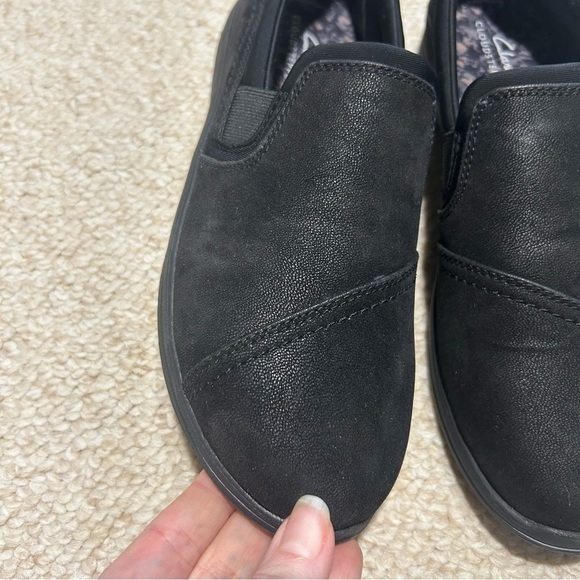 Clarks Cloudsteppers Breeze Dawn Womens Slip On Loafers Flats Size 8 Black 27772 - Picture 3 of 9